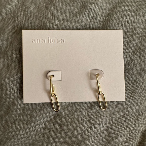 *SOLD* Ana Luisa Paper Clip Earrings - Picture 1 of 2